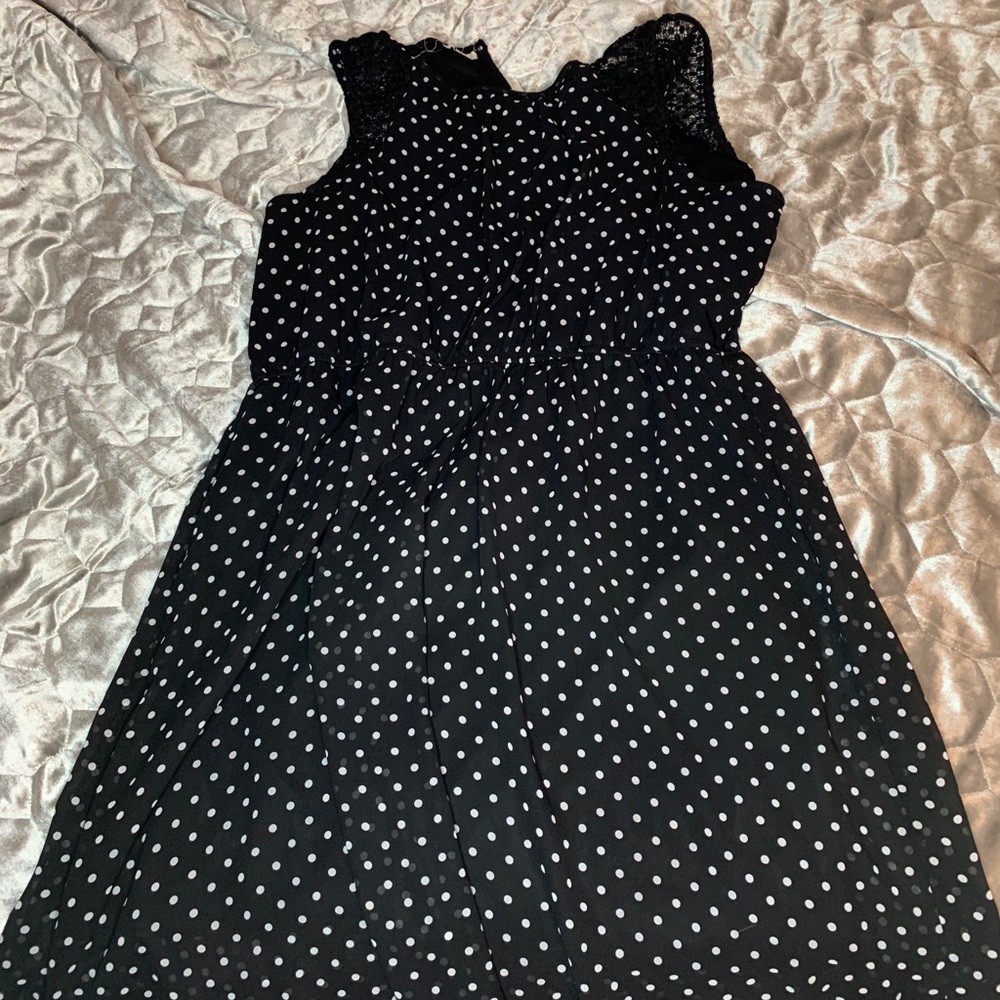 Maurice’s Polka Dot Dress with Lace Top